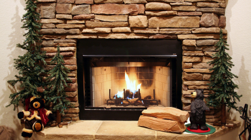 Water Damage or Staining Around the Fireplace